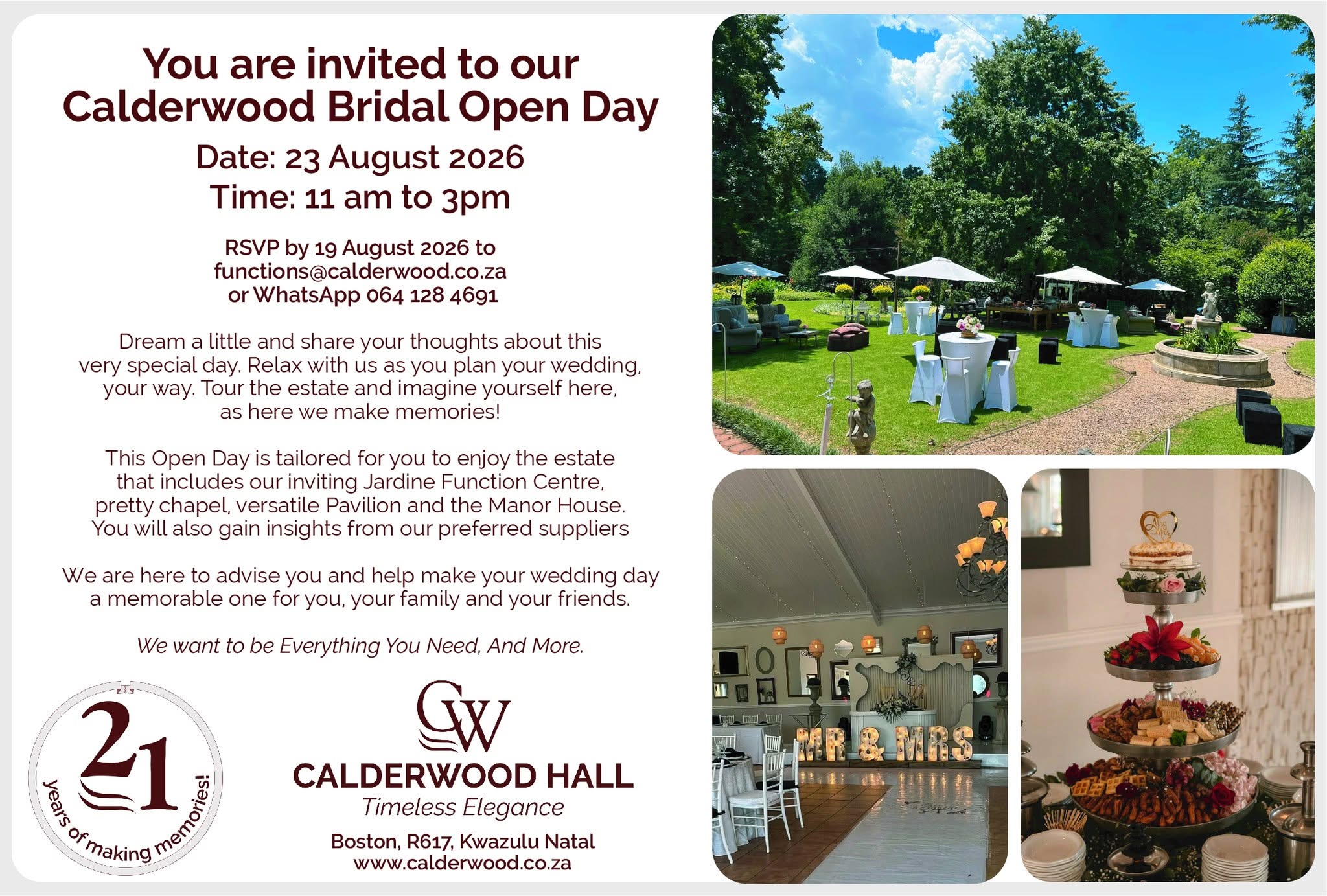 Wedding Venue Open Day 2026